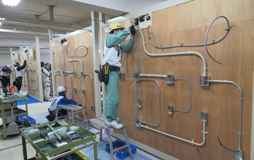 屋内配線工事技能オリンピックの開催